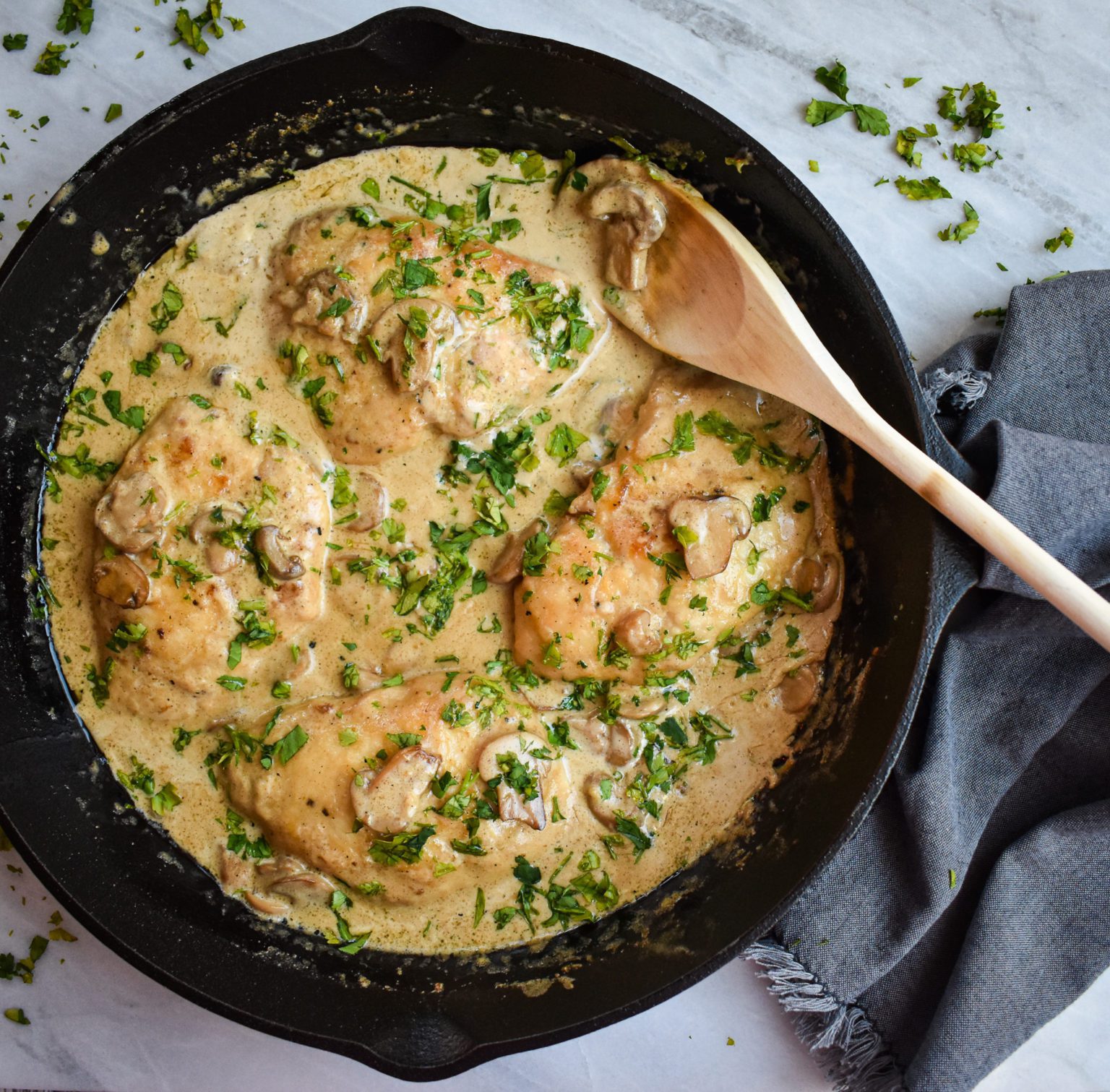 Homemade Low FODMAP 30 Minute Chicken Marsala Gluten Free Dr Rachel