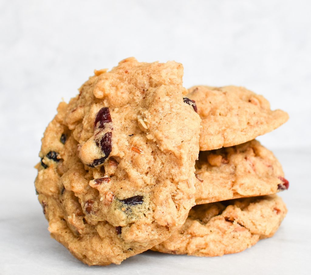 Chewy Low FODMAP Oatmeal Cookies Gluten free Dairy free Dr Rachel 
