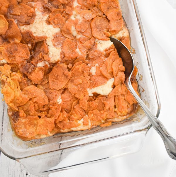Classic Low-FODMAP Sweet Potato Cobbler Recipe; Gluten-free, Vegan | Dr ...
