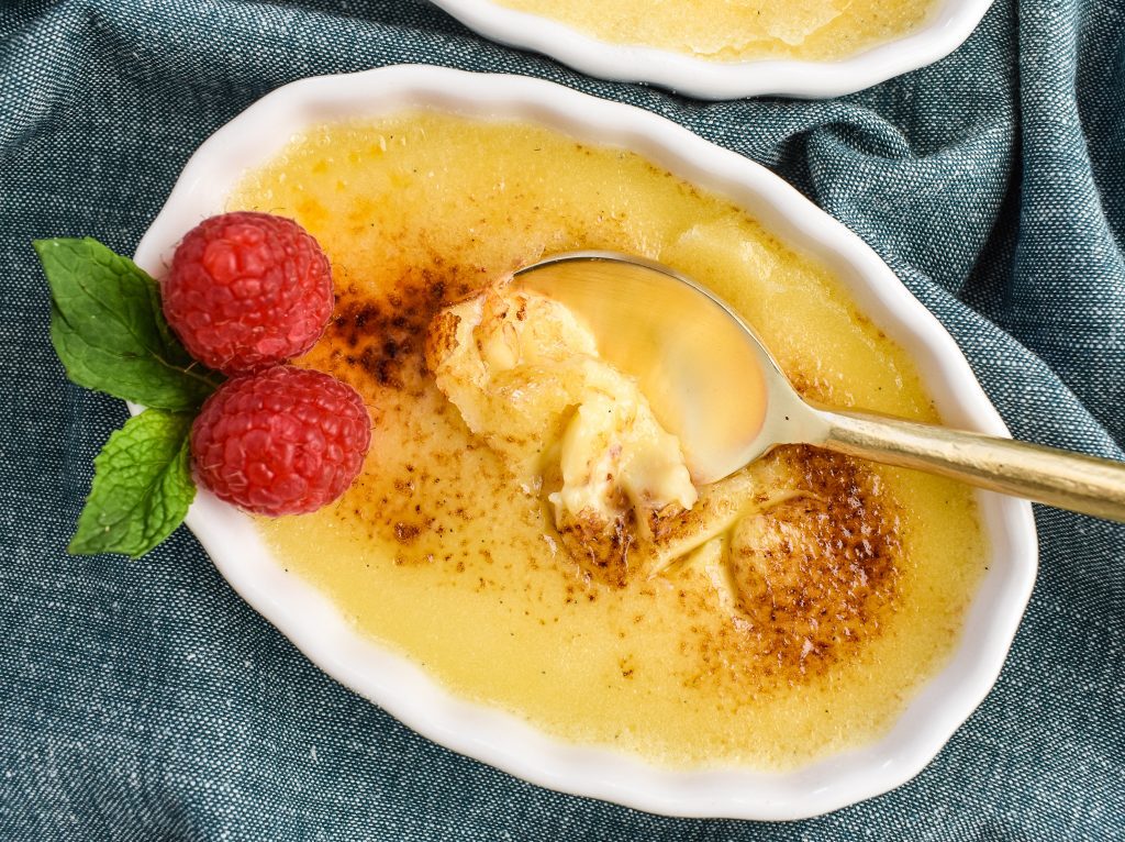 Classic LowFODMAP Crème Brûlée Recipe; Glutenfree Dr. Rachel Pauls