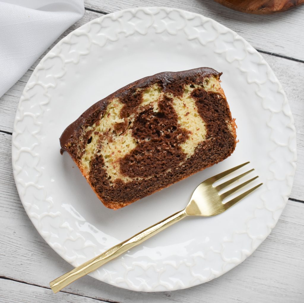 LowFODMAP Starbucks ‘Copycat' Marble Pound Cake; Glutenfree, Dairy