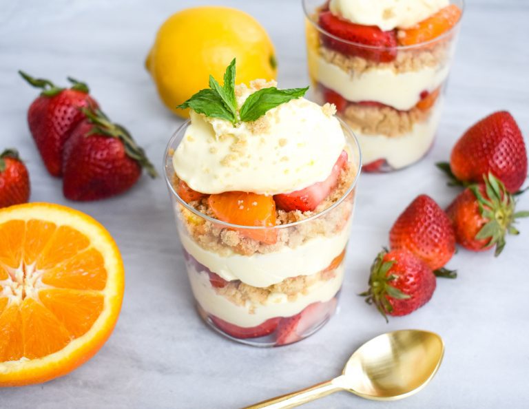 Low-FODMAP Strawberry, Orange & Lemon Mini-Trifles; Gluten-free ...