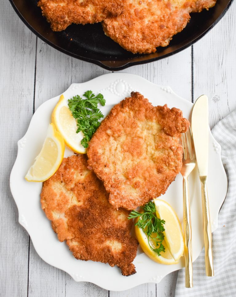 Low-FODMAP Crispy Pork (or Chicken) Schnitzel; Gluten-free, Dairy-free ...