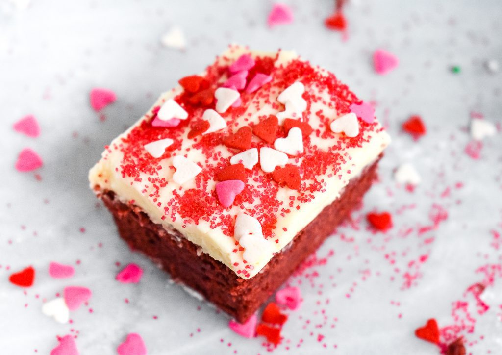 The BEST Low-FODMAP Red Velvet Brownies / Blondies; Gluten-free, Dairy ...