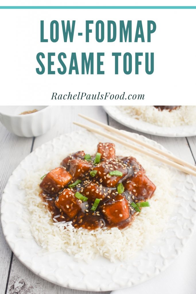 LowFODMAP 30Minute Sesame Glazed Tofu; Glutenfree, Vegan Dr