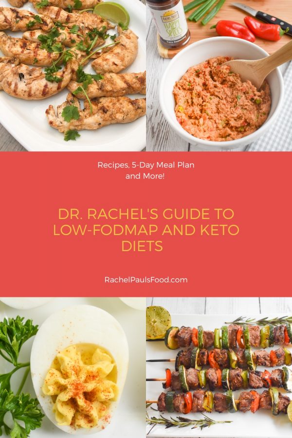 Dr. Rachel's Guide to the LowFODMAP and Keto Diets; 5Day Meal Plan