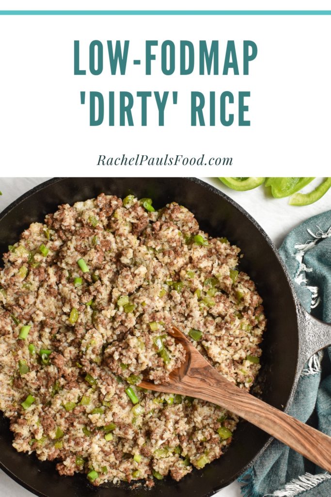 LowFODMAP Cajun ‘Dirty’ Rice; Glutenfree, Dairyfree Dr. Rachel Pauls