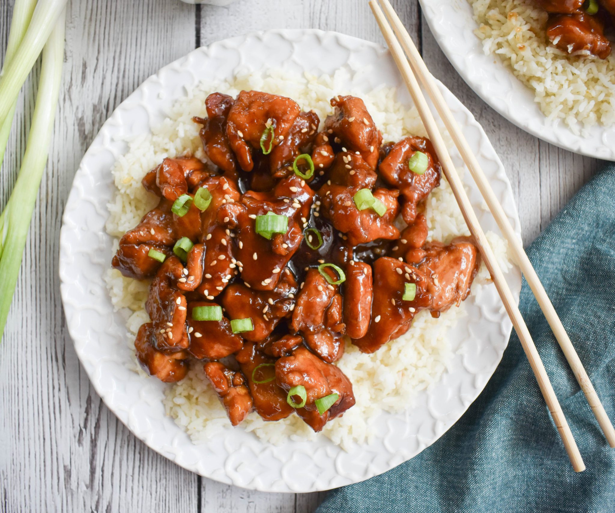 One-Skillet 30-Minute Low-FODMAP Bourbon Chicken; Gluten-free, Dairy ...