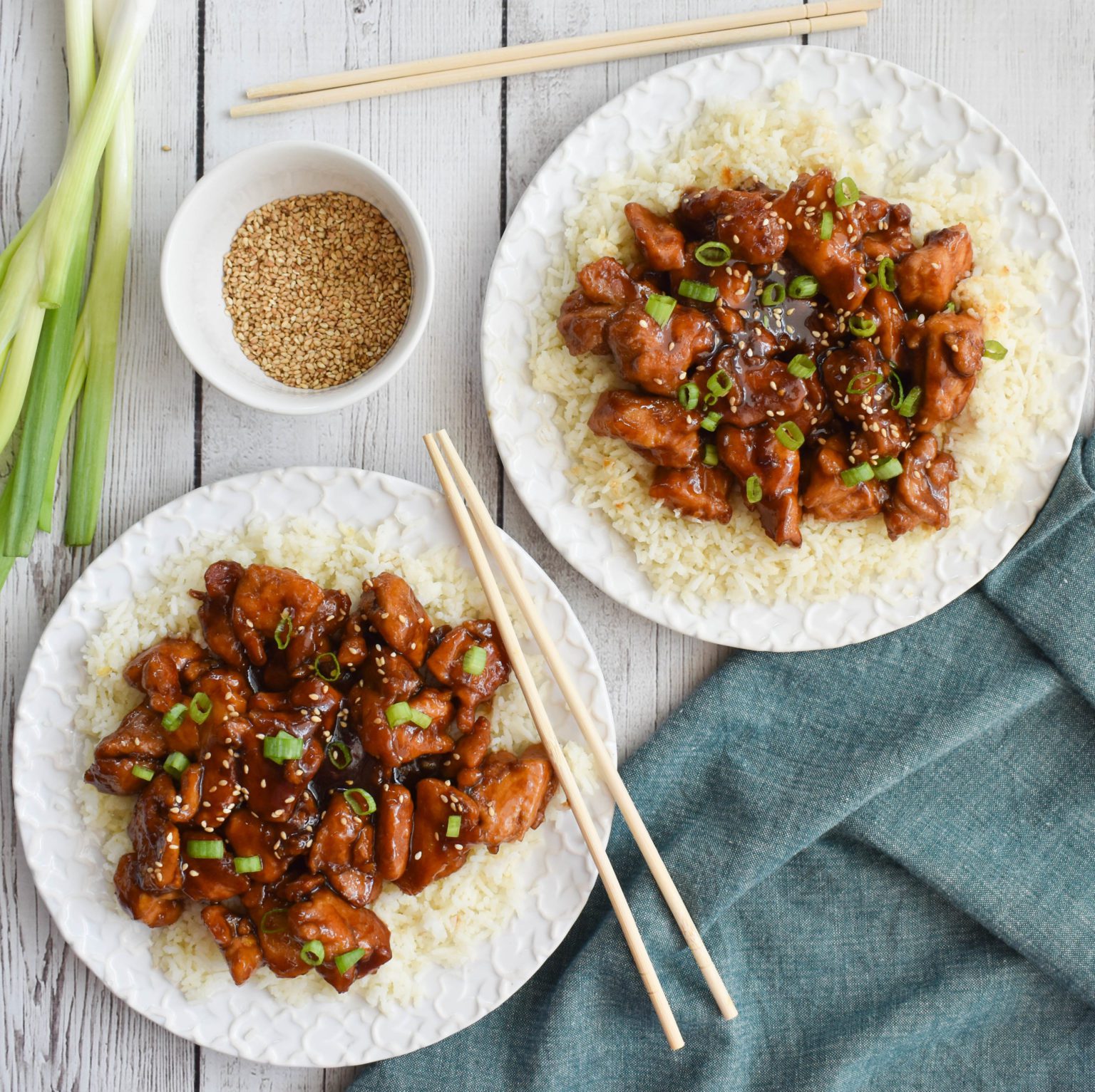 One-Skillet 30-Minute Low-FODMAP Bourbon Chicken; Gluten-free, Dairy ...