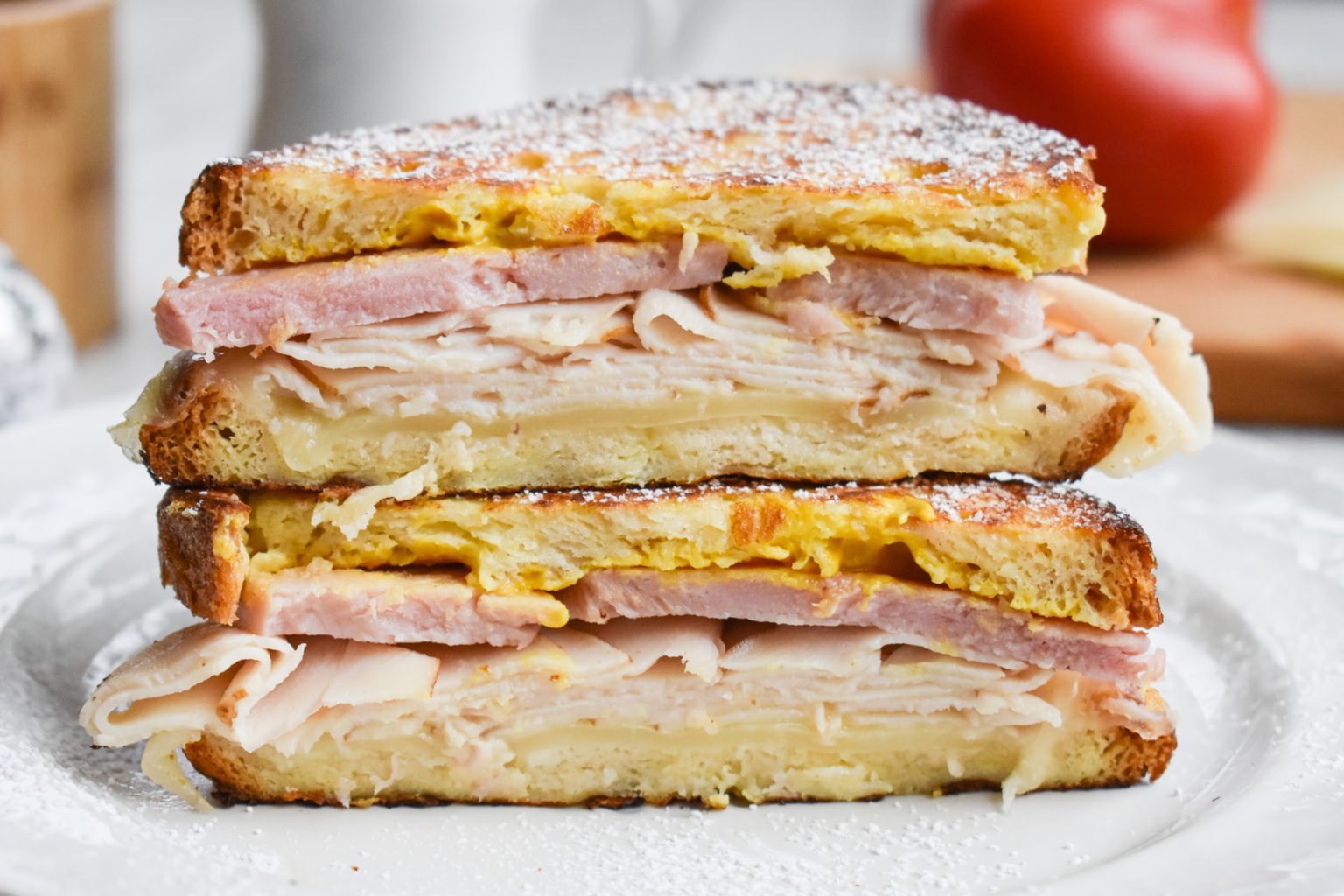 Low-FODMAP Monte Cristo Sandwich; Gluten-free | Dr. Rachel Pauls