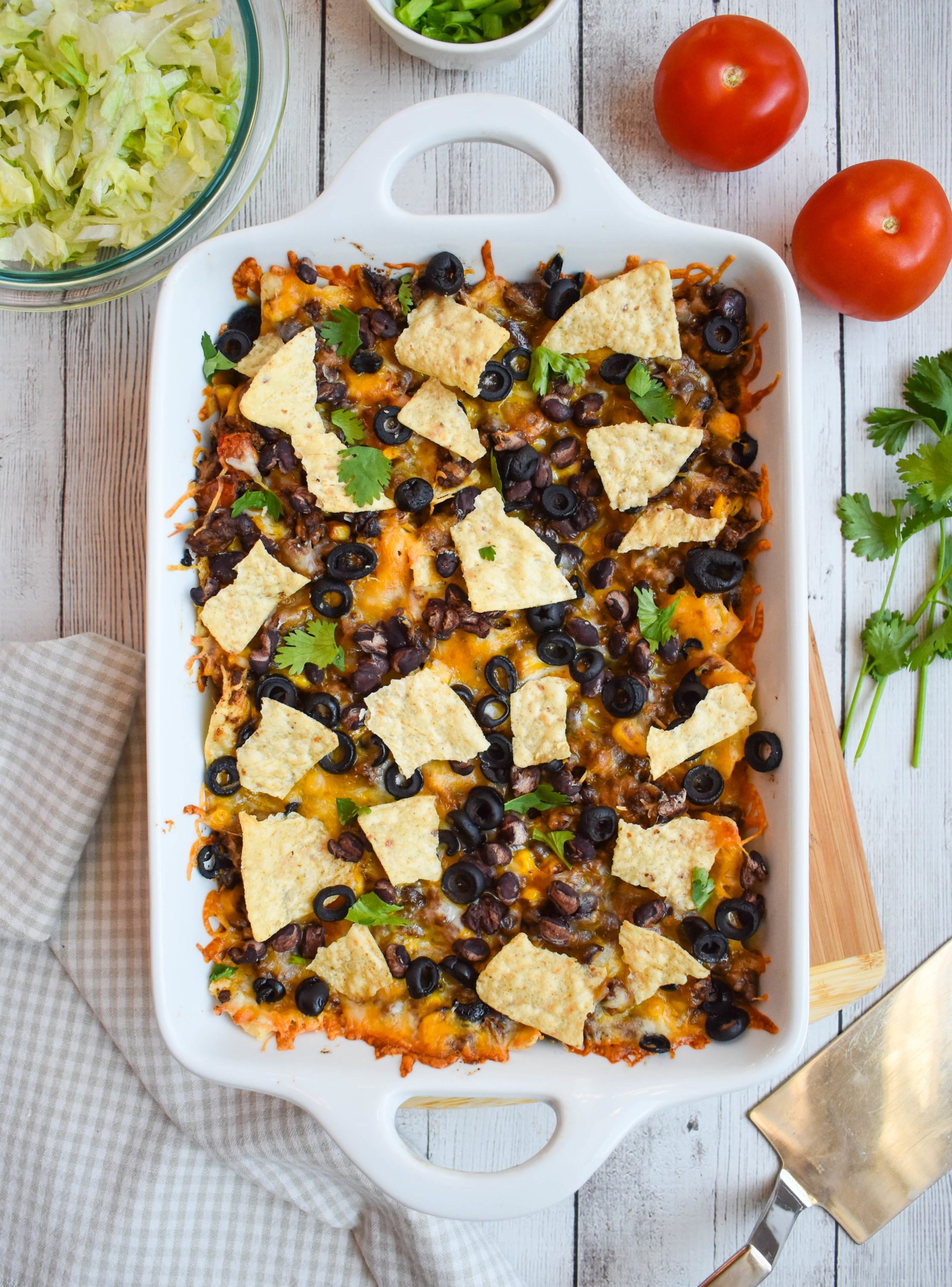 LowFODMAP Taco Casserole; Glutenfree Dr. Rachel Pauls