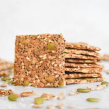 Low-FODMAP Oat & Seed Crackers; Gluten-free-image