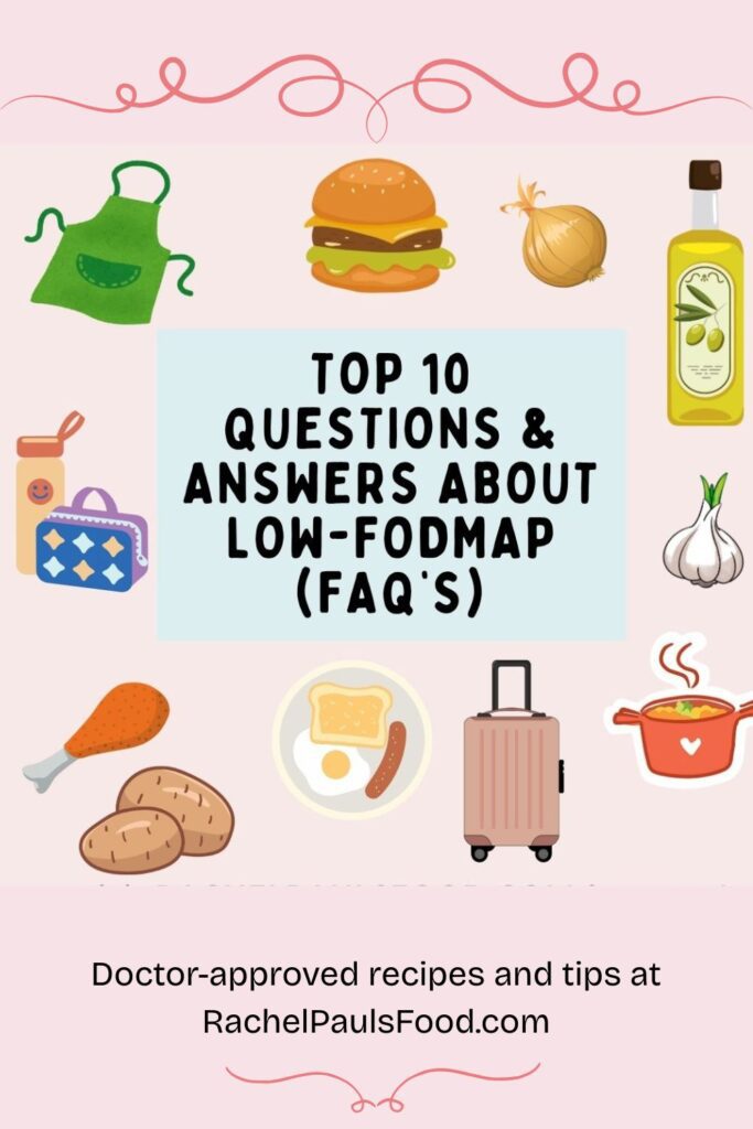 10 low-FODMAP FAQ pin