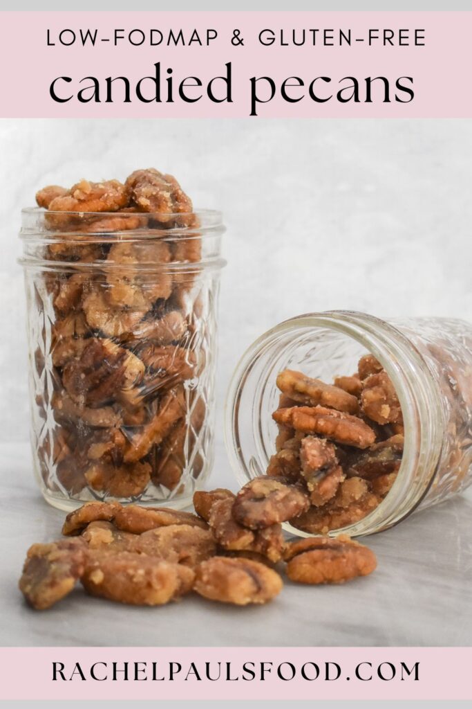 low-fodmap toffee pecans pin