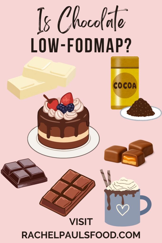 low fodmap chocolate pin
