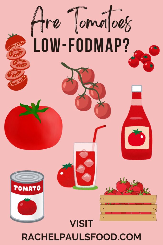 low-fodmap and tomatoes pin