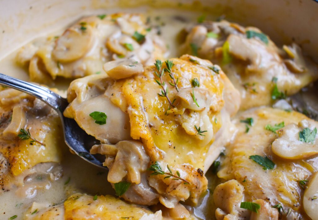 chicken fricassee piece