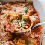 low fodmap stuffed shell in spoon