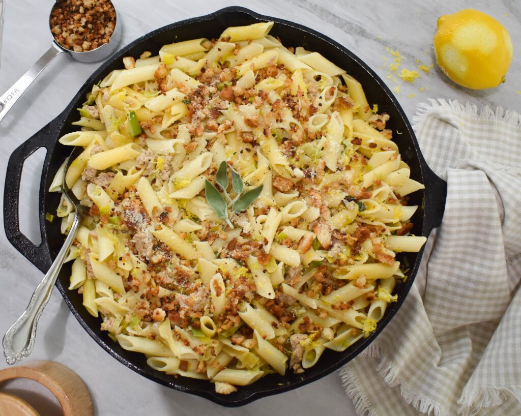 low fodmap gordon Ramsey turkey pasta aerial