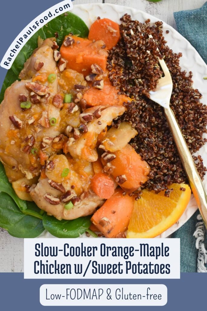 low fodmap slow cooker orange chicken pin