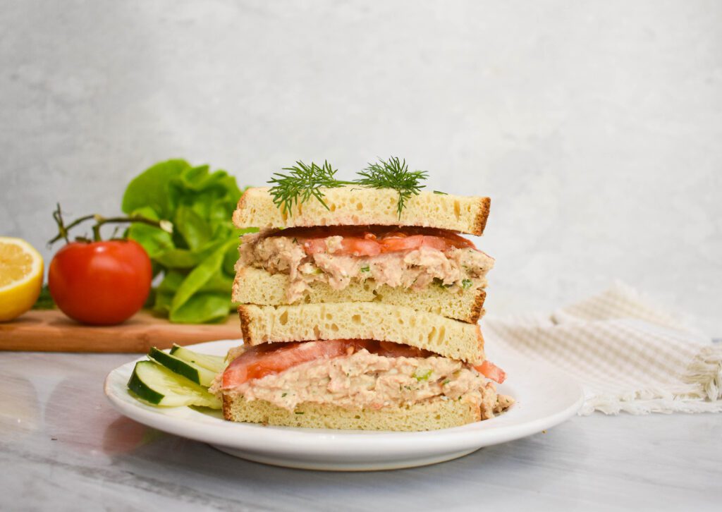 Low-FODMAP High-Protein Tuna Salad far away
