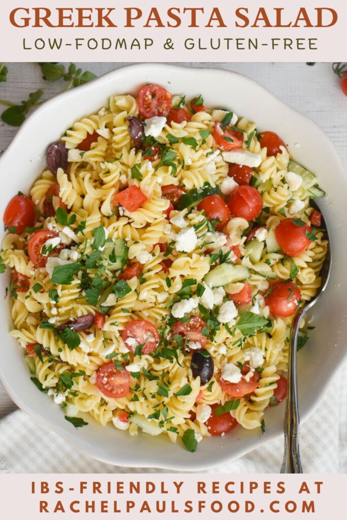 greek pasta salad pin