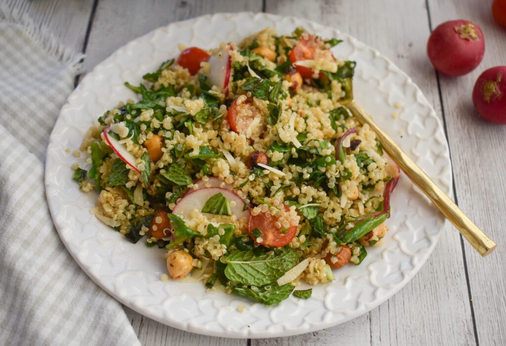 low fodmap warm quinoa salad Ina Garten