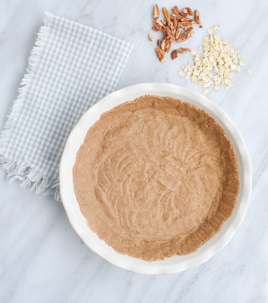 LowFODMAP Oat and Nut Pie Crust; Glutenfree, Vegan Dr. Rachel Pauls