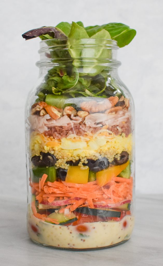LowFODMAP Salad in a Jar (Salad Bar Tips) and LowFODMAP Asian Peanut