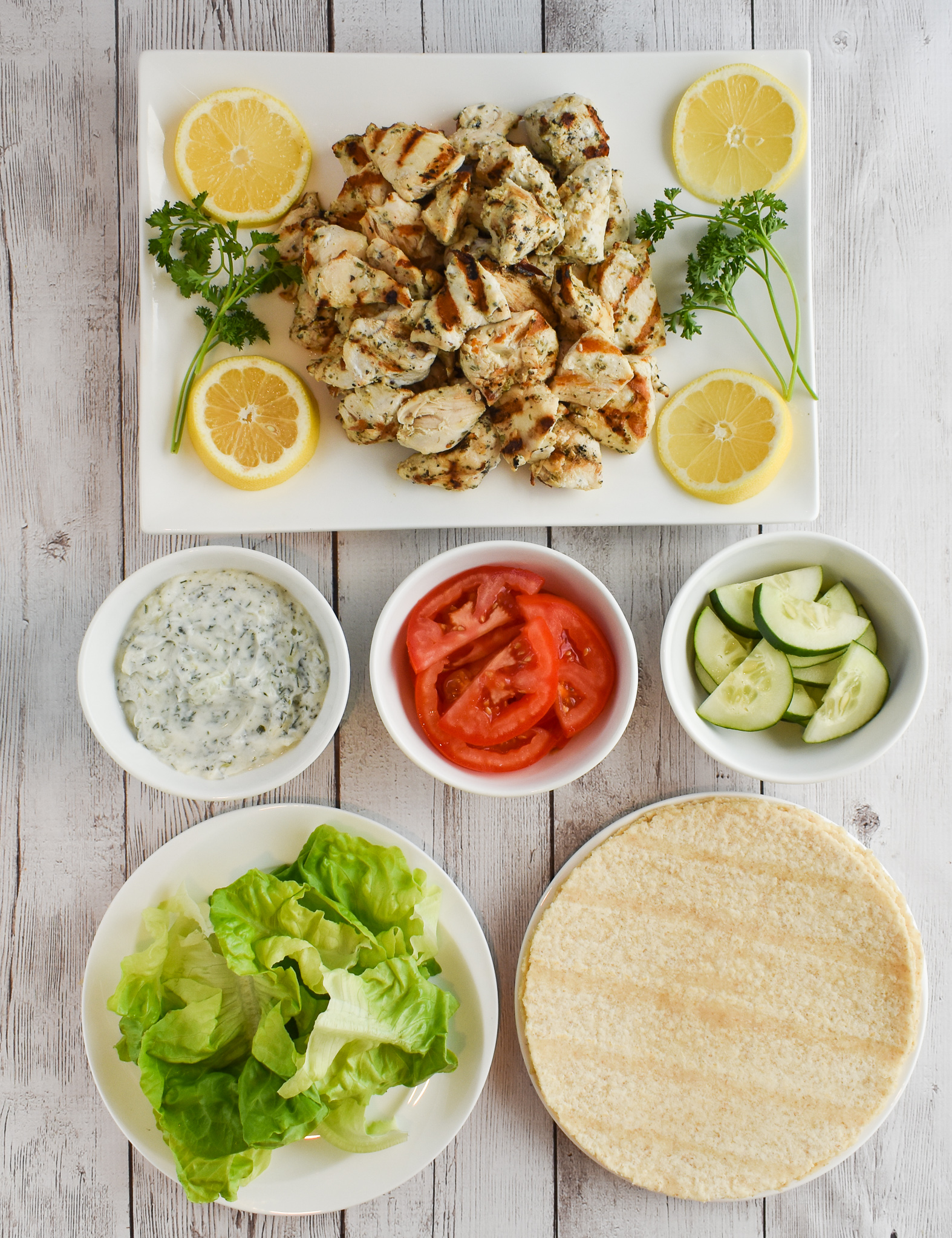 Greek Chicken Gyros recipe - Munchkin Time