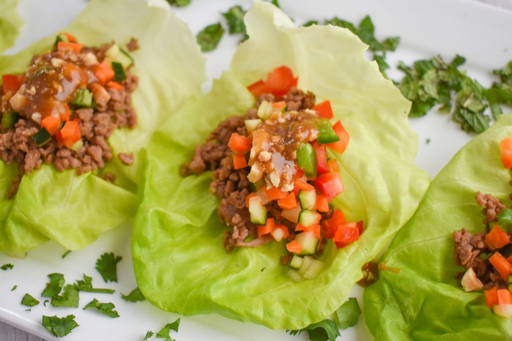 LowFODMAP Asian Lettuce Wraps; Glutenfree, Dairyfree Dr. Rachel Pauls