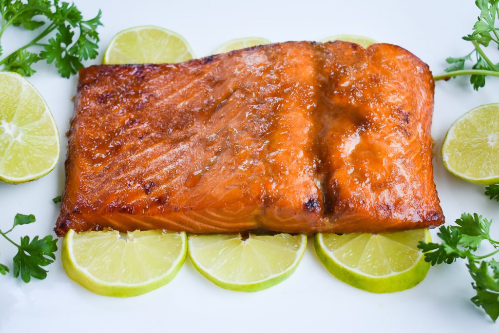 Low-FODMAP Bourbon (Whiskey) Glazed Salmon; Gluten-free, Dairy-free ...