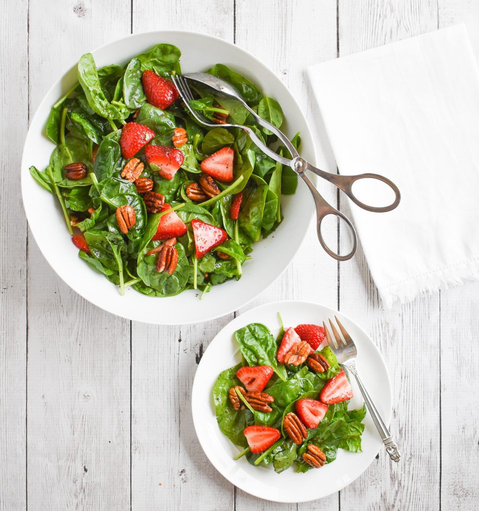Everyone's Favorite LowFODMAP Strawberry Salad with LowFODMAP