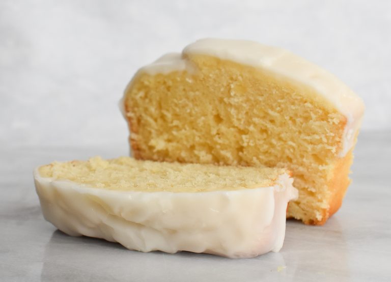 Starbucks 'Copycat' LowFODMAP Iced Lemon Loaf; Glutenfree, Dairyfree