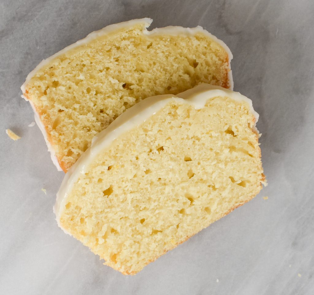 Starbucks 'Copycat' LowFODMAP Iced Lemon Loaf; Glutenfree, Dairyfree