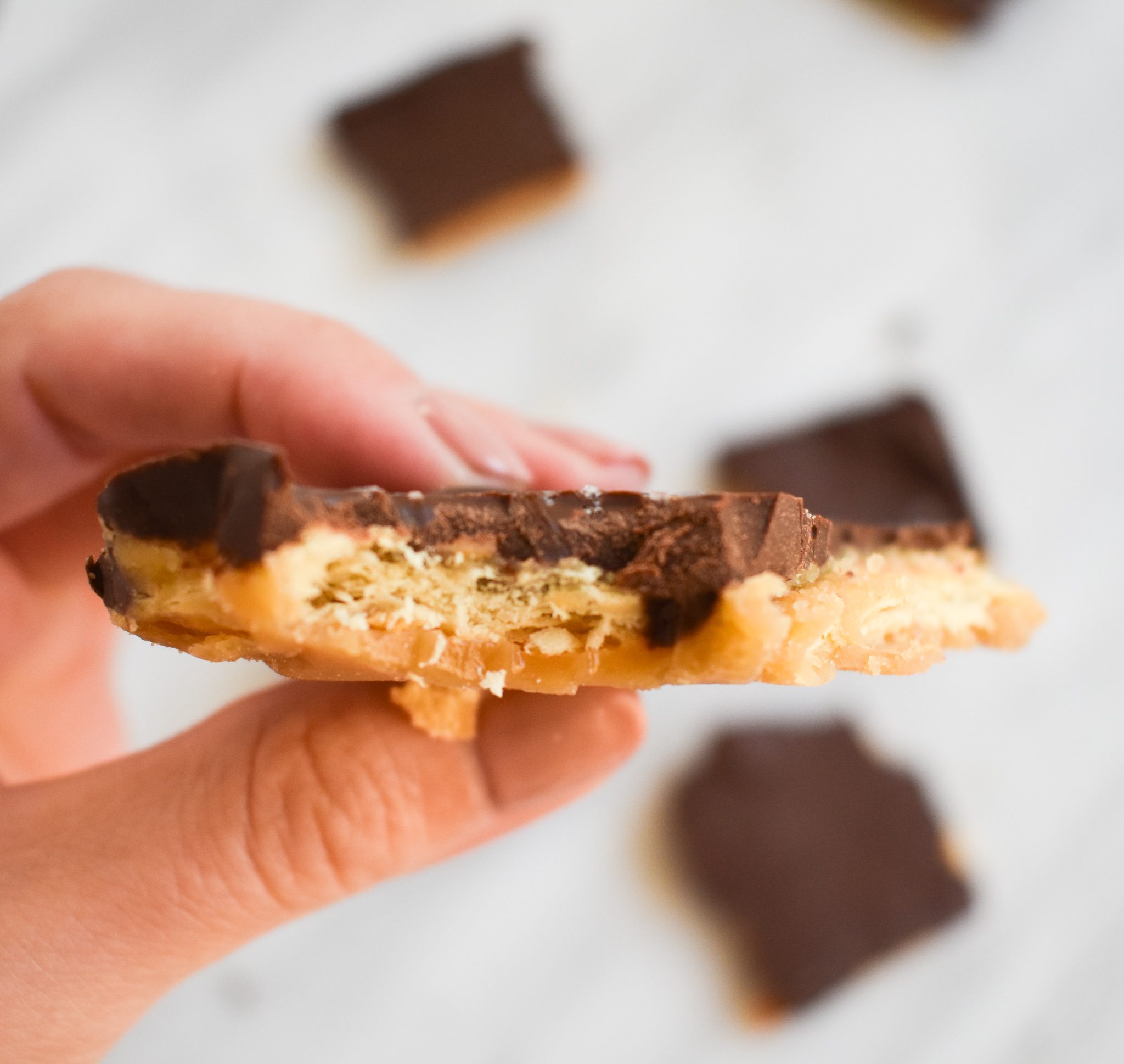 Salted Caramel & Peanut Chocolate Bark + Reviews