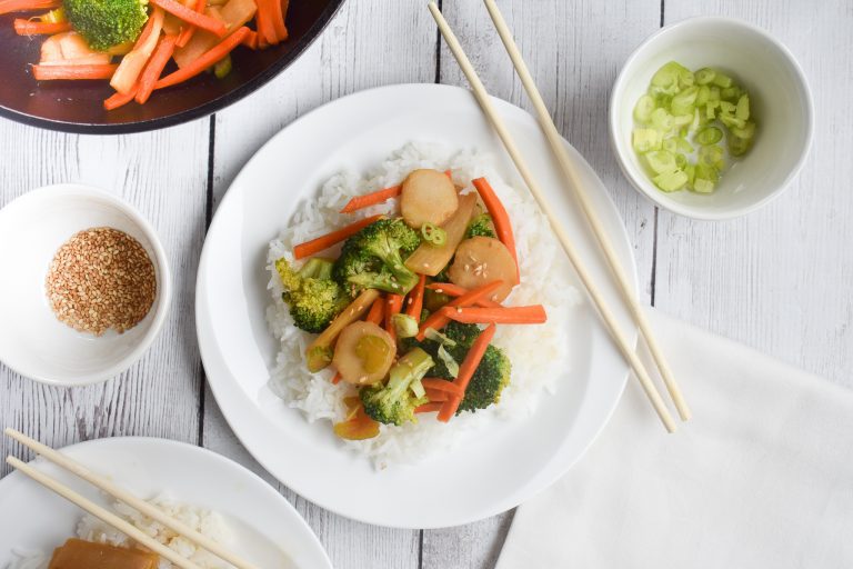 LowFODMAP Chinese Vegetable StirFry; Glutenfree, Vegan Dr. Rachel