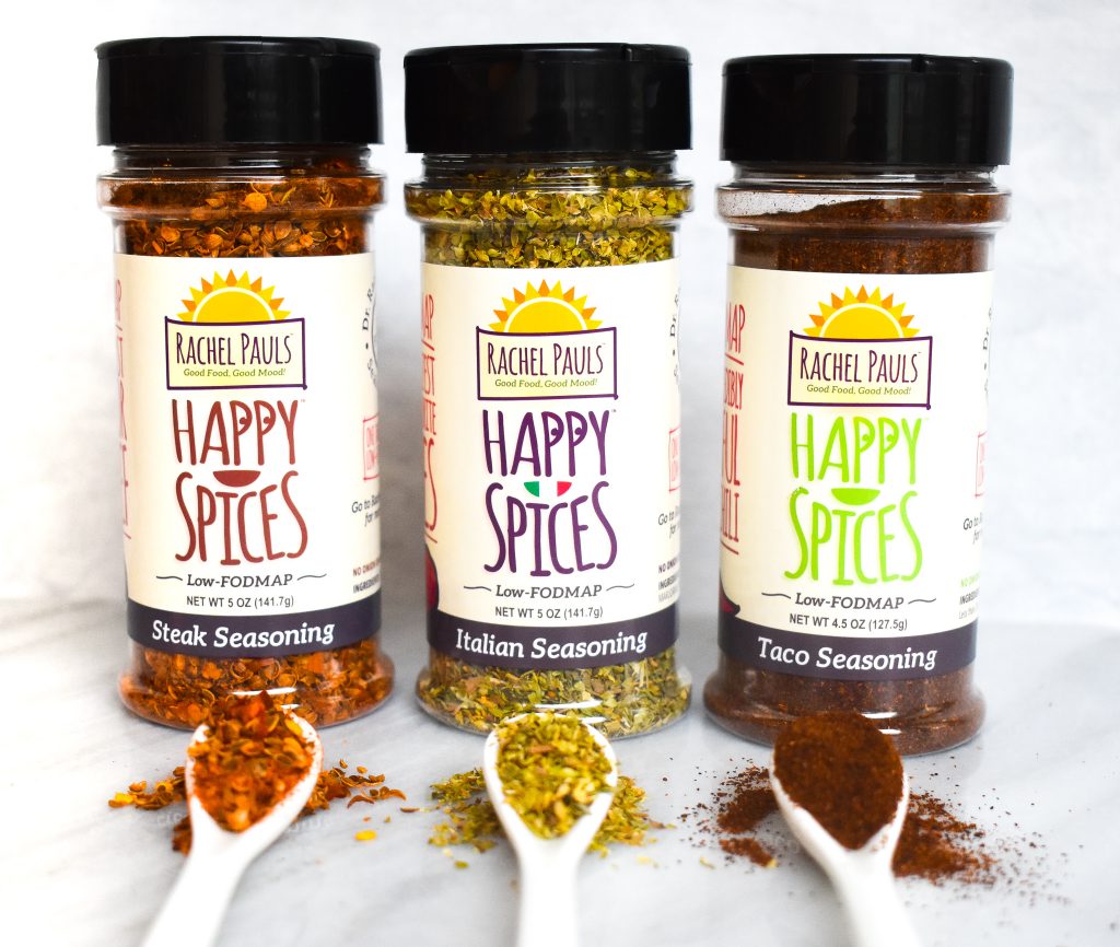 Introducing LowFODMAP Happy Spices Seasoning Blends by Dr. Rachel