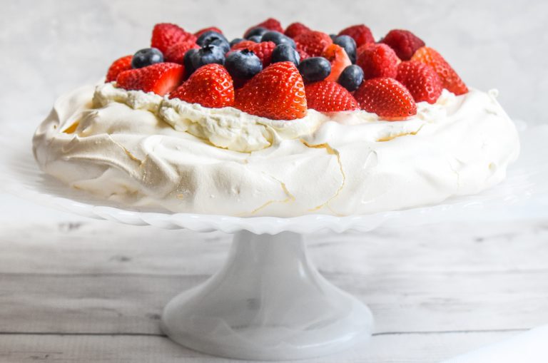 Beautiful Low-FODMAP Pavlova; Gluten-free, Dairy-free | Dr. Rachel Pauls