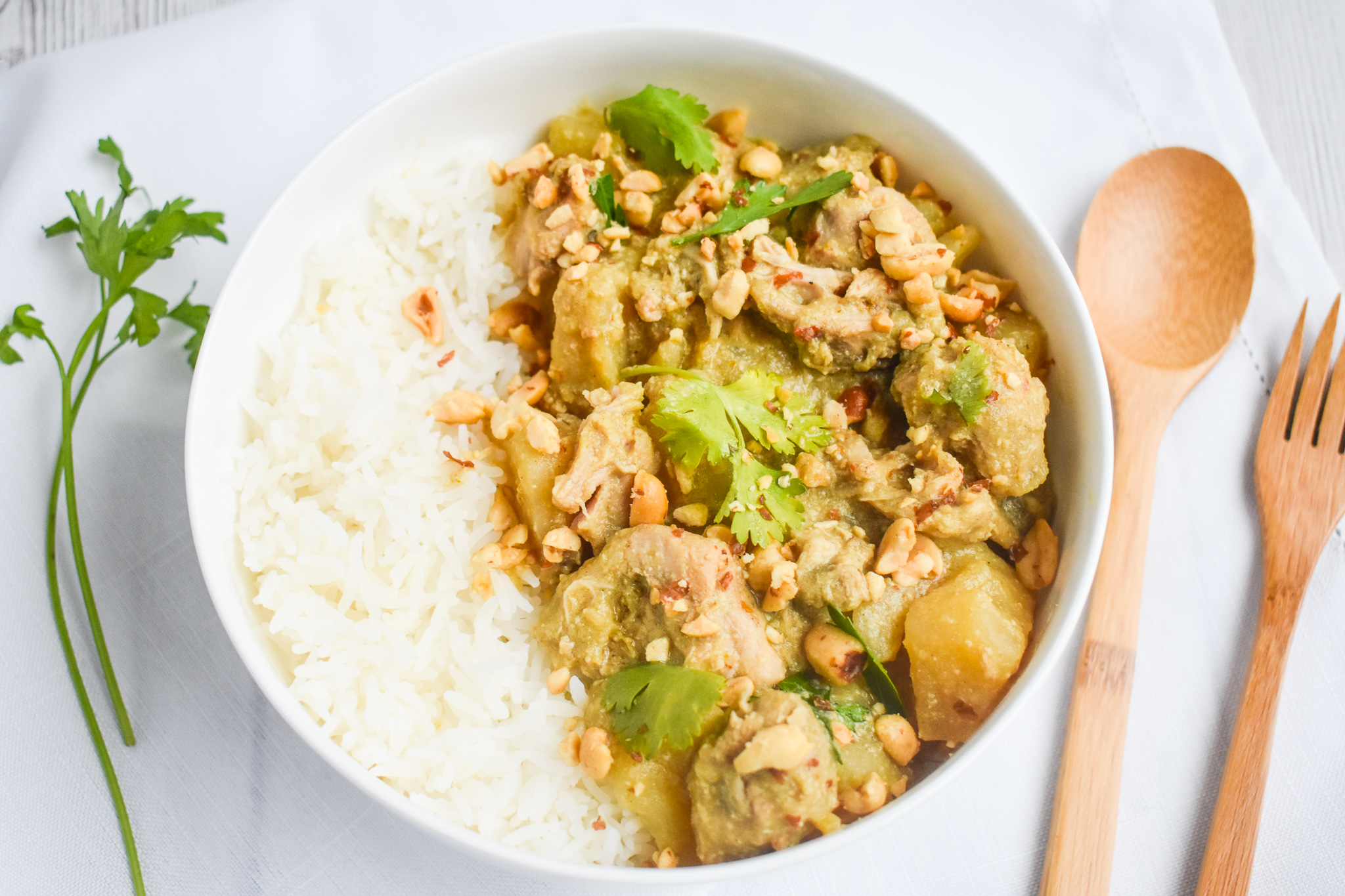 Low-FODMAP Curry Chicken and Potatoes using Slow-Cooker; Gluten-free ...