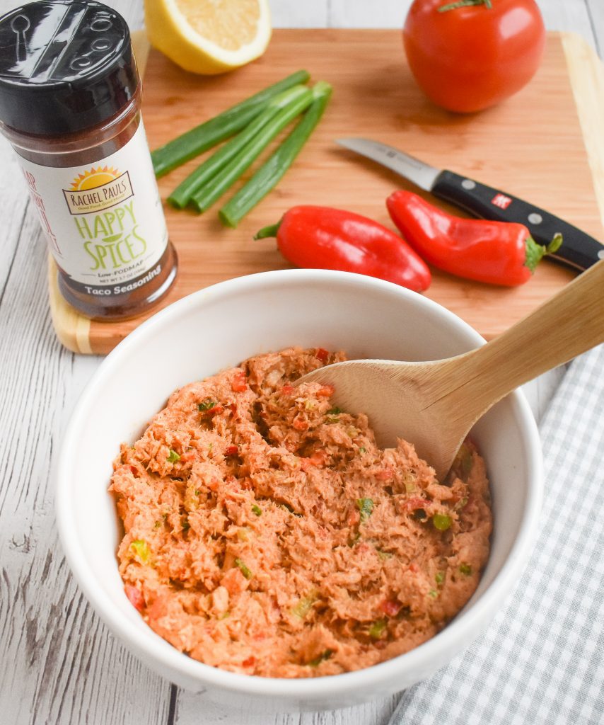LowFODMAP Cajun Tuna Salad / Tuna Melt Recipe; Glutenfree Dr