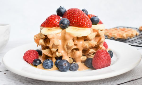 Healthy Low-FODMAP Protein Waffles; Gluten-free, Dairy-free | Dr ...