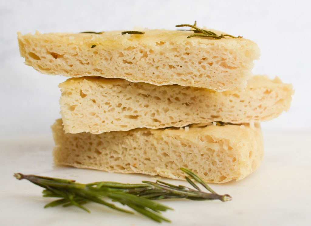 LowFODMAP Focaccia Flatbread Recipe; Glutenfree, Vegan Dr. Rachel Pauls