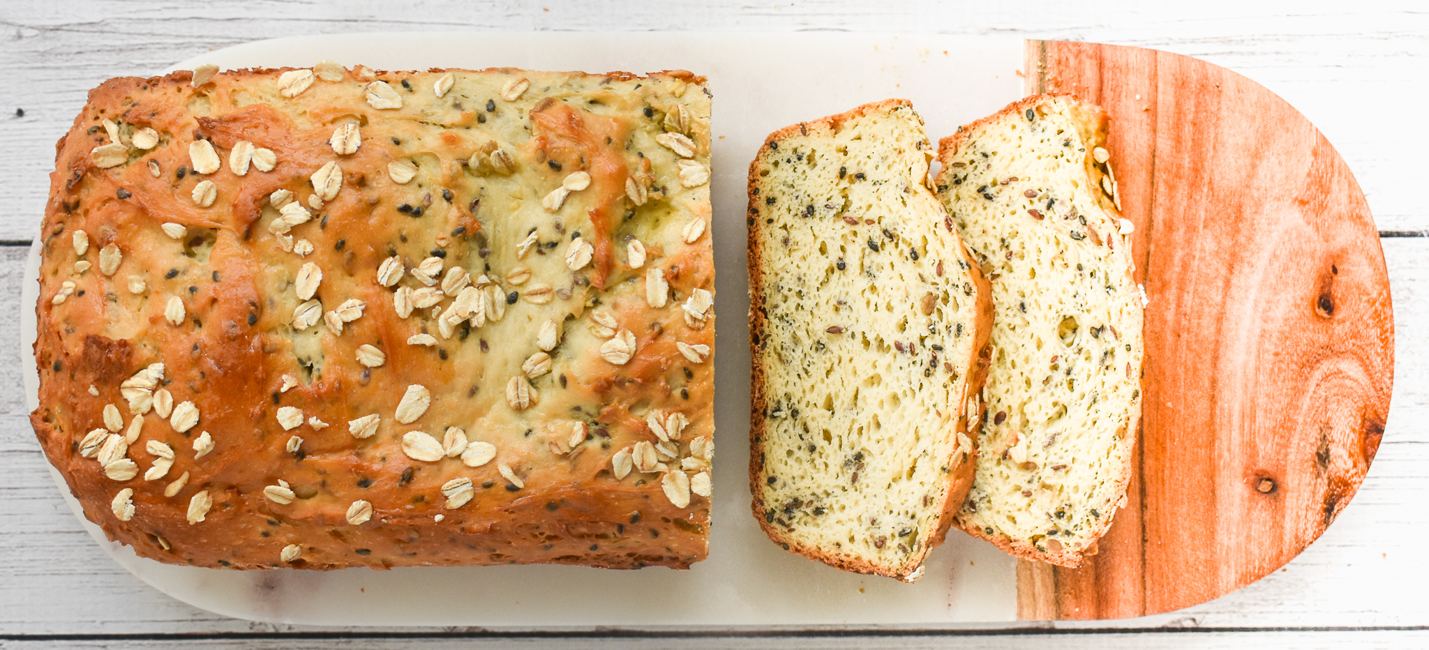 Delicious Low FODMAP Multigrain Sandwich Bread Gluten free Dairy free 