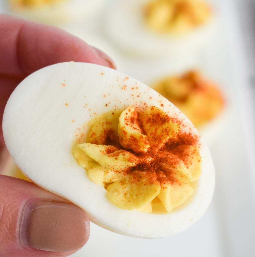 Classic LowFODMAP Deviled Eggs Recipe; Glutenfree, Dairyfree Dr