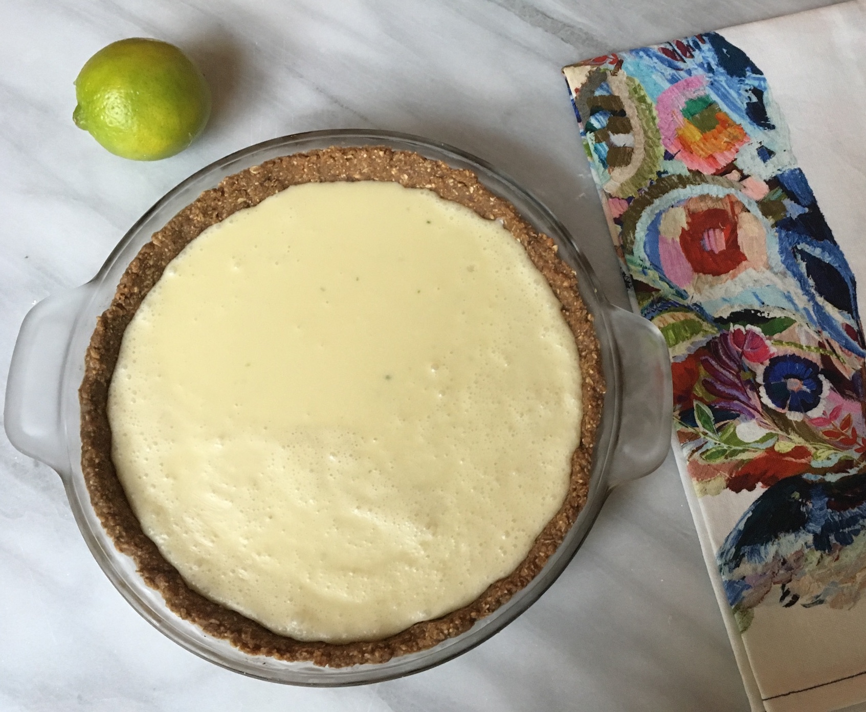 The Best LowFODMAP Key Lime Pie with LowFODMAP OatNut Crust; Gluten