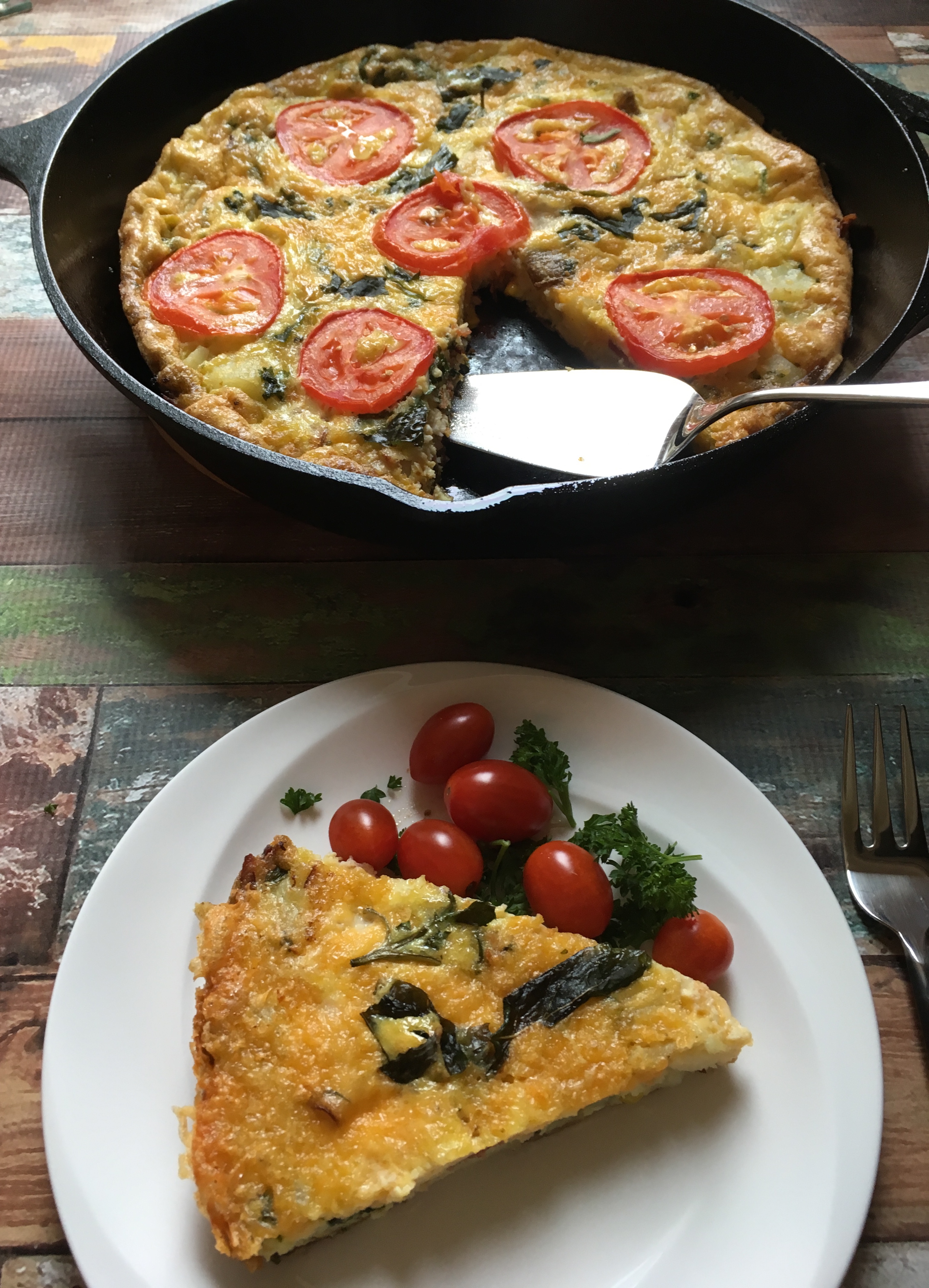 Sensational Low-FODMAP Bacon, Spinach & Basil Frittata Recipe; Gluten ...