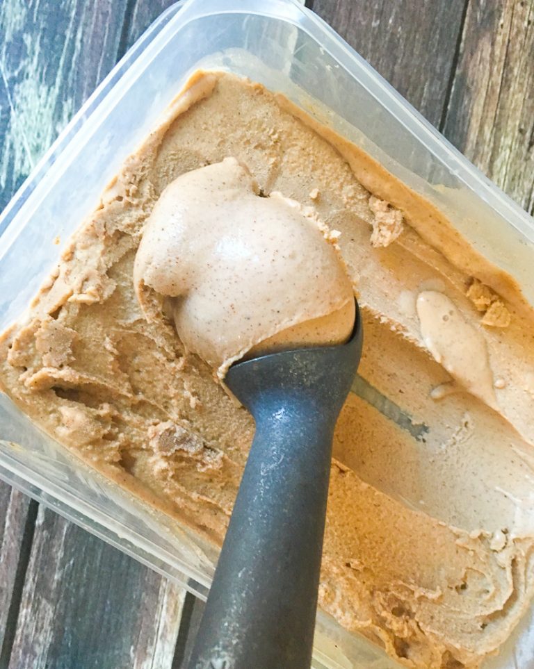 LowFODMAP Cinnamon Spiced French Vanilla Ice Cream; Glutenfree, Dairy